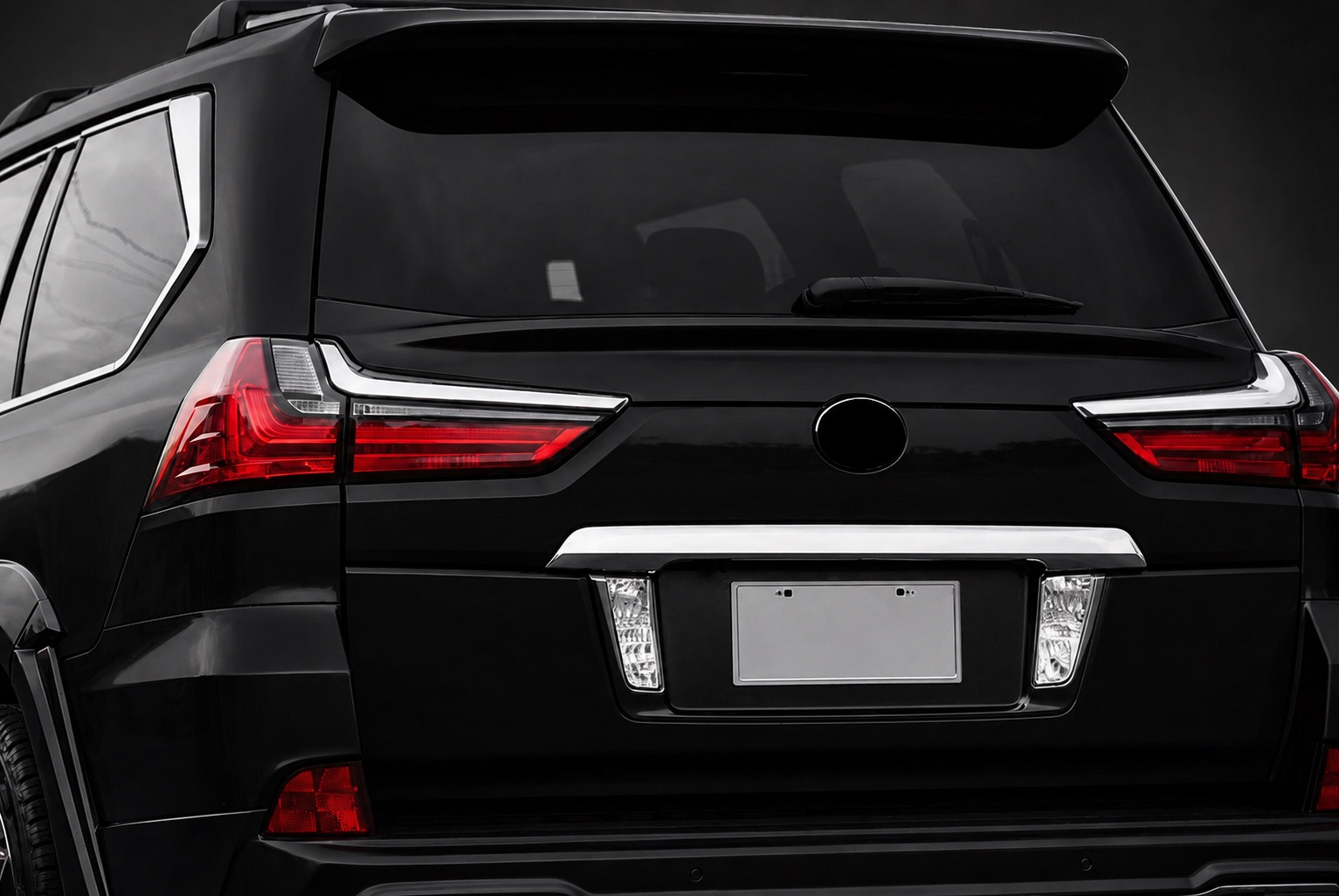 Спойлер нижній V1 (2016-2023) Білий колір для Lexus LX570/450d рр