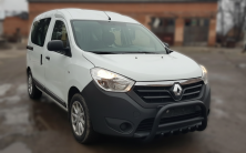 Кенгурятник WT003 Black (нерж) Renault Lodgy 2013-2022 рр.