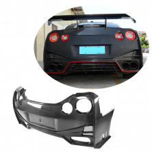 Задній бампер (2009-2015, Карбон) Nissan GT-R 2008-2025 гг.
