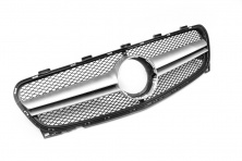 Передня решітка AMG Silver (2017-2019) Mercedes GLA X156 2014-2019 рр.