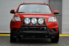 Кенгурятник WT018 Black (нерж.) SsangYong Korando 2010-2019 рр.