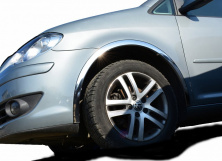 Накладки на арки (4 шт, нерж) 2006-2010 Volkswagen Touran 2003-2010 рр.