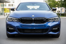 Ніздрі M-Look V1 (2018-2022, чорний глянець) Без місця під камеру BMW 3 серія G20/G21 2018- рр.