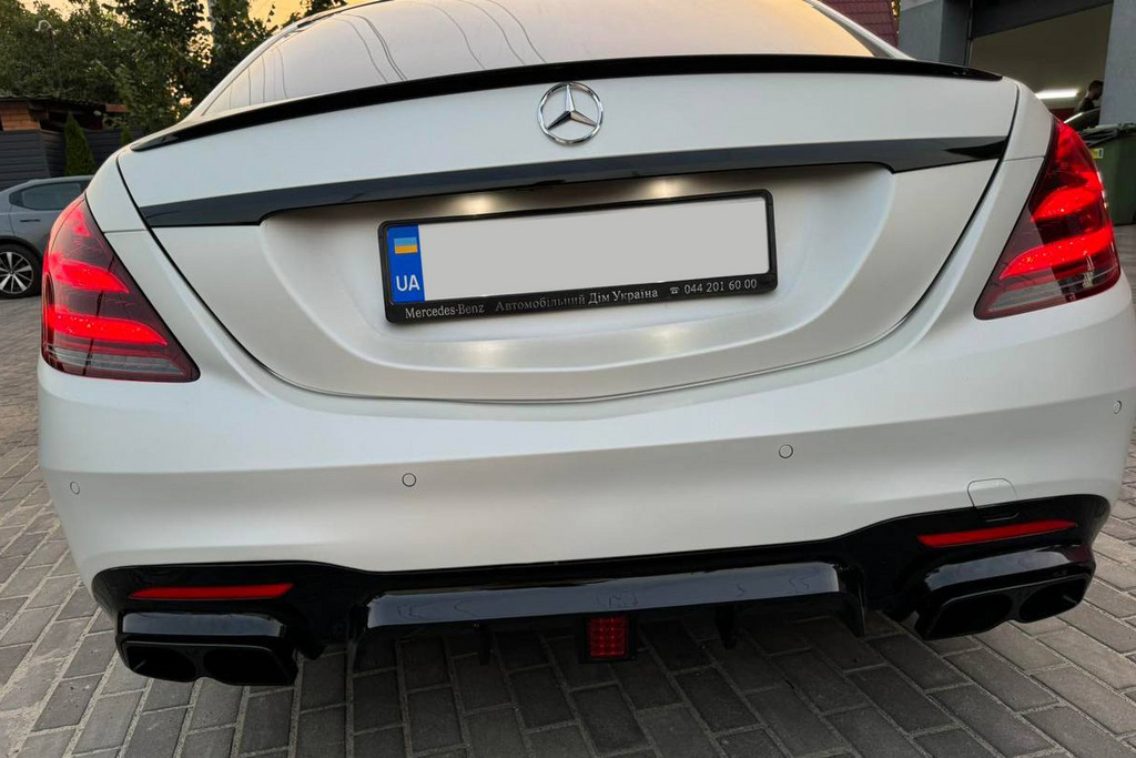 Комплект обвісів BRB (чорний, 2018-2026) для Mercedes S-сlass W222 рр