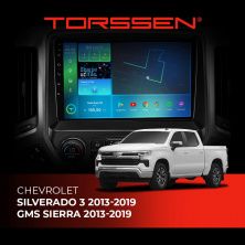 Штатная магнитола Torssen Chevrolet Silverado 3 13-19 GMC Sierra 13-19 F98256 4G Carplay DSP