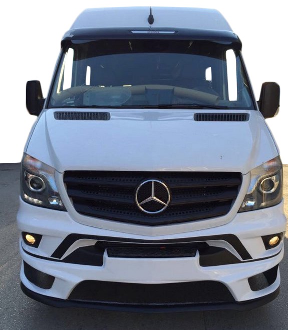 Накладка на передній бампер AMG (2013-2026) для Mercedes Sprinter W906 рр