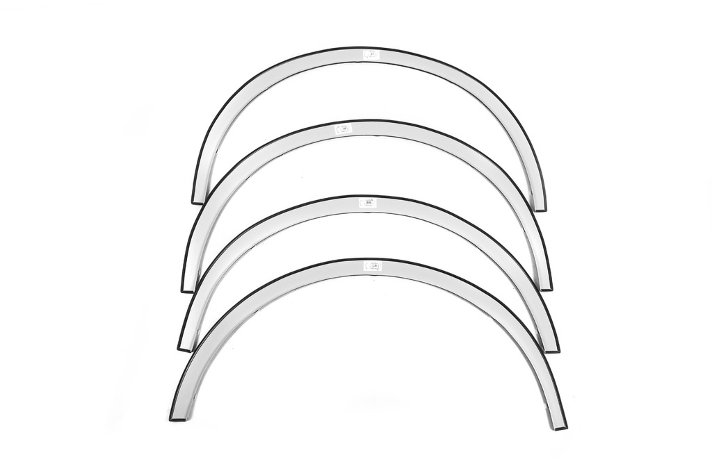 Накладки на арки (4 шт, чорні) для Volkswagen Jetta 2006-2011 рр