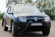 Кенгурятник Kelebek WT011 Black (нерж) Renault Duster 2008-2017 рр.