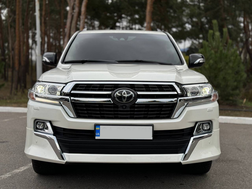 Кришки дзеркал (з повторювачем, стиль 2016) Білий колір для Toyota Land Cruiser 200 2007-2021 рр