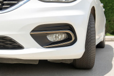 Накладки на противотуманки (2 шт, нерж.) Fiat Tipo 2016- рр.