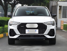 Решітки протитуманних фар з передньою юбкою (2 шт, Чорний) Audi Q3 2019- рр.