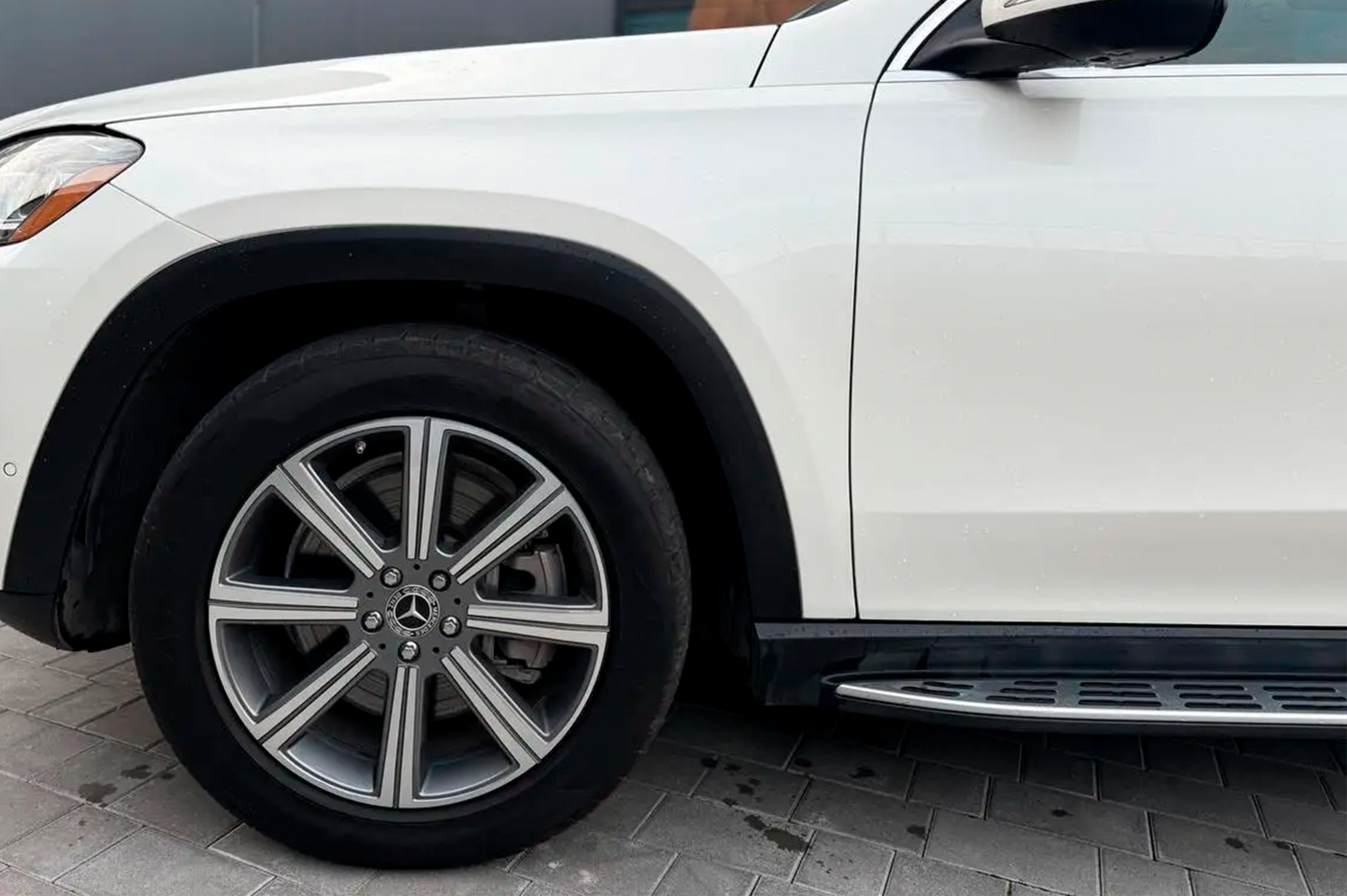Бокові пороги (2 шт, OEM) для Mercedes GLS X167 2019- рр