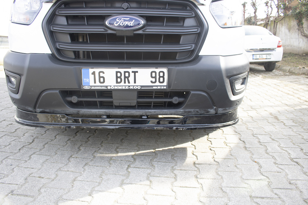 Передня лип накладка (2019-2026, ABS) для Ford Transit 2014- рр