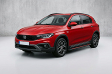 Бокові пороги Maya Red (2 шт., Алюміній) Fiat Tipo Cross 2021- рр.