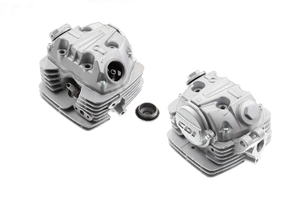 Головка цилиндра 4T CB125 (в сборе, + клапаны, крышка) KOMATCU (mod.A)