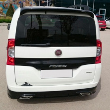 Накладка на задній бампер AMG (під фарбування) для Peugeot Bipper 2008-2017 рр