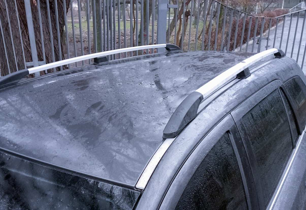 Алюмінієві рейлінги (Caravan, хром) для Opel Astra H 2004-2013 рр