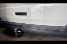 Накладка на задній бампер EuroCap (1 двері, ABS) для Volkswagen T6 2015-2024 рр