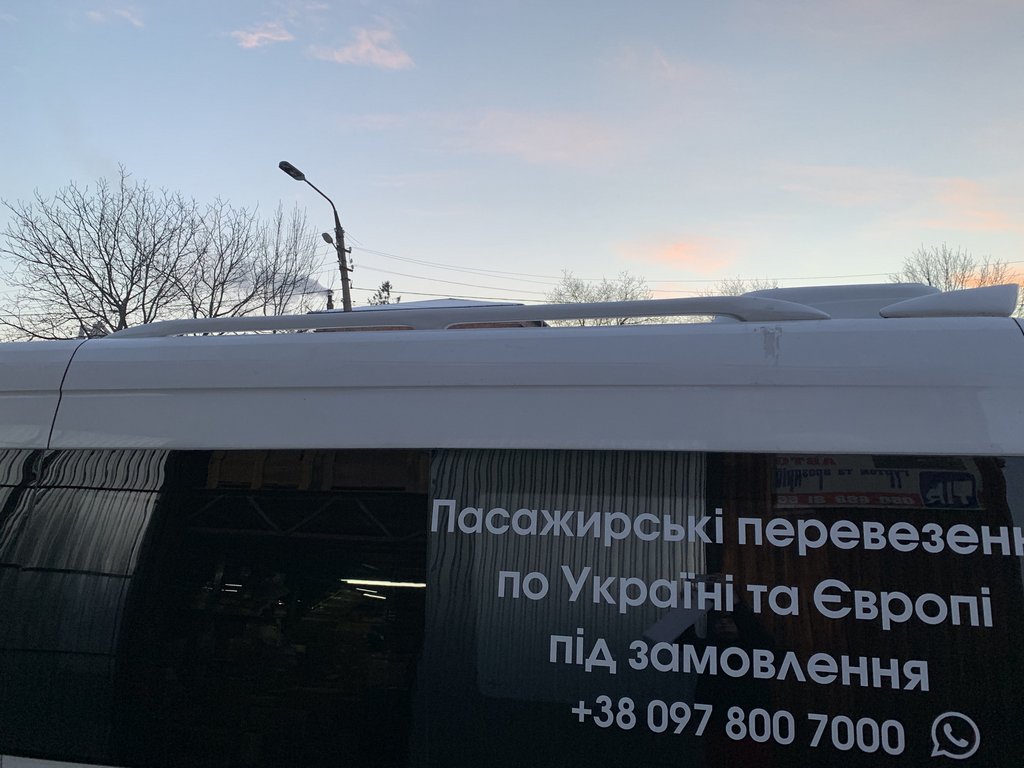 Рейлінги (під фарбування) для Volkswagen Crafter 2006-2016 рр