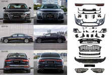 Комплект рестайлінгу з заміною фар (На S8 2025) Audi A8 2018- рр.