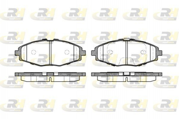 Колодки передні гальмівні Chery QQ ROADHOUSE