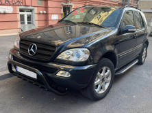 Кенгурятник WT003 Black (нерж.) Mercedes ML W163 1997-2005 рр.