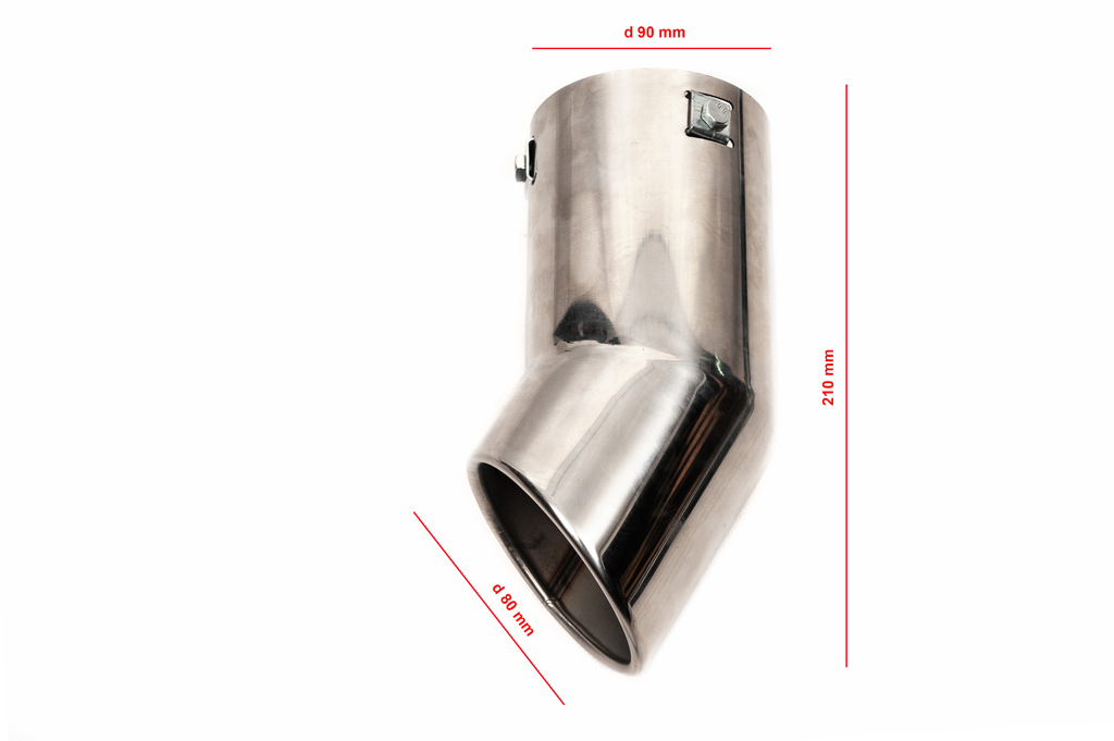 Насадка на глушник (нерж) для Toyota Land Cruiser Prado 150 2009-2023 рр