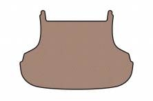Гумовий килимок в багажник Carsuit (2001-2004, бежевий) Hyundai Sonata EF 1998-2004 рр.