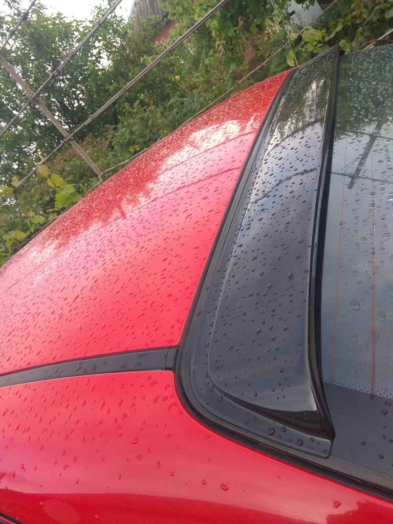 Задній дашок (DDU, ABS-пластик) матова для Chevrolet Aveo T200 2002-2008 рр