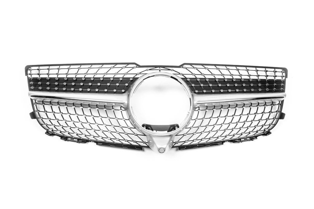 Передня решітка Diamond Silver (2013-2015) для Mercedes GLK сlass X204 рр
