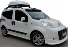 Накладка на передній бампер V2 (під фарбування) для Citroen Nemo 2007-2017 рр
