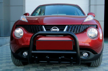 Кенгурятник QT006 Black (нерж) Nissan Juke 2010-2019 рр.