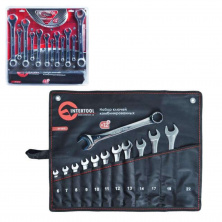 Набор комбинированных ключей 12 шт. INTERTOOL