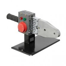 Паяльник для пластиковых труб, 850 Вт, 0-300°C, насадки 20, 25, 32, 40, 50, 63 мм, металлический кейс.