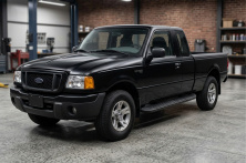 Бокові пороги Tayga Black (2 шт., Алюміній) Ford Ranger 2002-2006 рр.