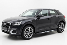 Бокові пороги Sunrise (2 шт., Алюміній) Audi Q2 2016- рр.