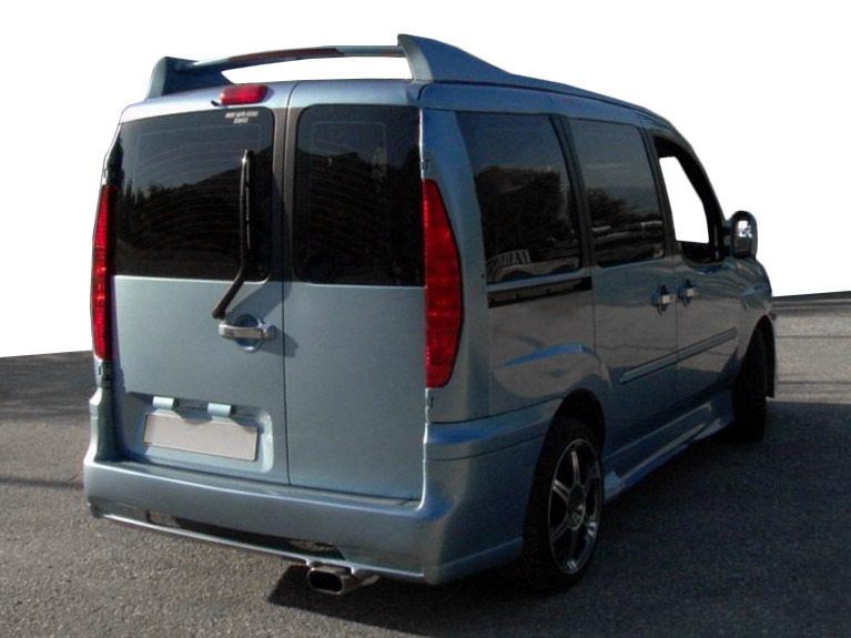 Рейлінги з спойлером HRV-type (під фарбування) для Fiat Doblo I 2005-2010 рр