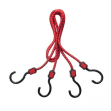 Резинки багажные, прорезиненные крюки, 2 шт, 1000 мм