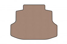 Гумовий килимок в багажник Carsuit (SD, бежевий) Honda Civic Sedan VII 2001-2006 рр.