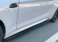 Накладки на пороги CS-Style (ABS) BMW 2 серія F22/F23 2014-2021 рр.