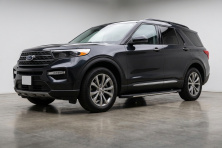 Бокові пороги Bosphorus Grey (2 шт., Алюміній) Ford Explorer 2019- рр.