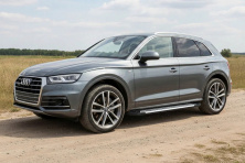 Бокові пороги Line (2 шт., Алюміній) Audi Q5 2017-2025 рр.