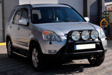 Кенгурятник WT018 Black (нерж.) Honda CRV 2001-2006 рр.