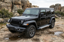 Бокові пороги Vision New Grey (2 шт., Алюміній) Jeep Wrangler 2018- рр.
