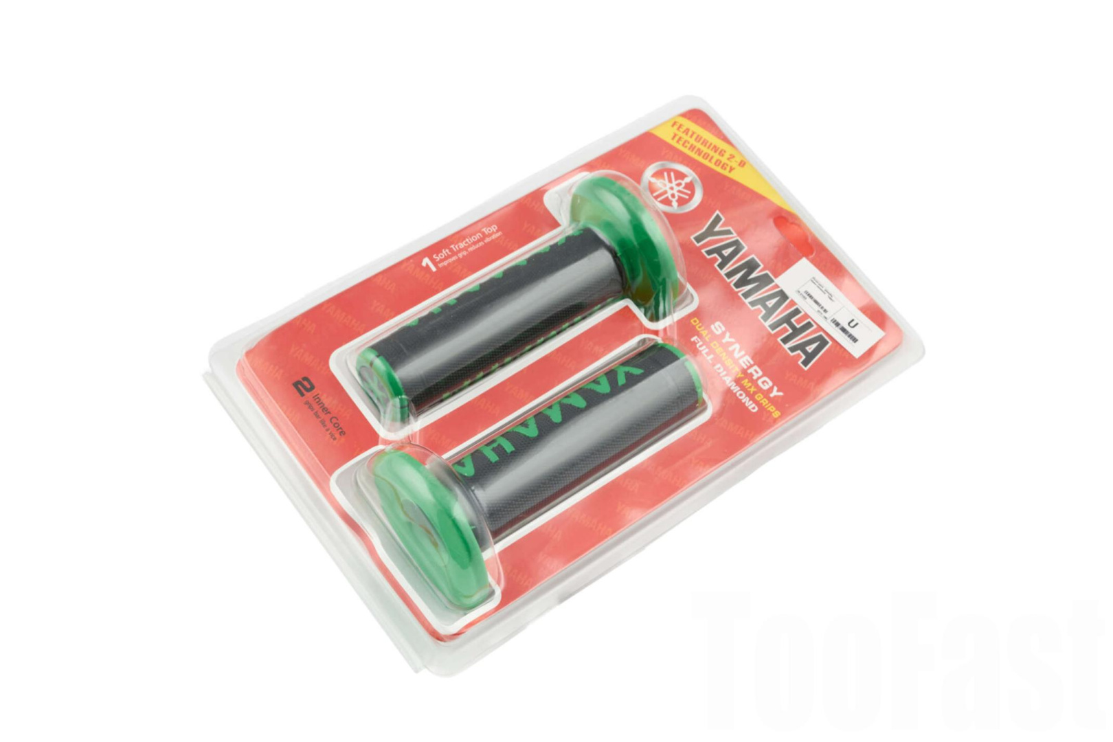 Ручки руля   (черно-зеленые)   YMH