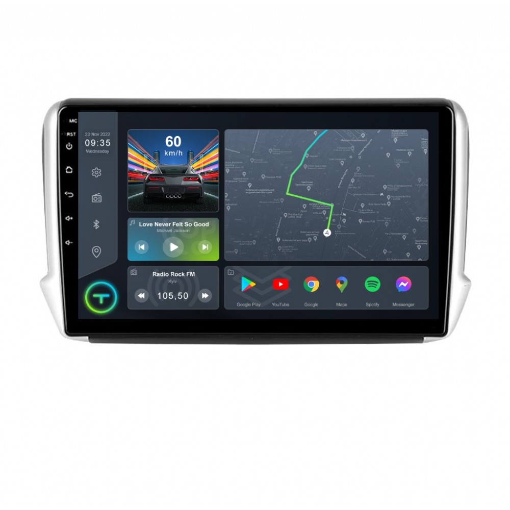 Штатна магнітола Torssen Peugeot 2008 F10332 4G Carplay