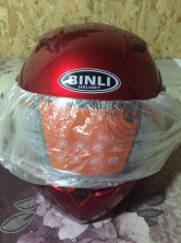 Шлем трансформер   (mod:688) (size:XL, красный)   BINLI