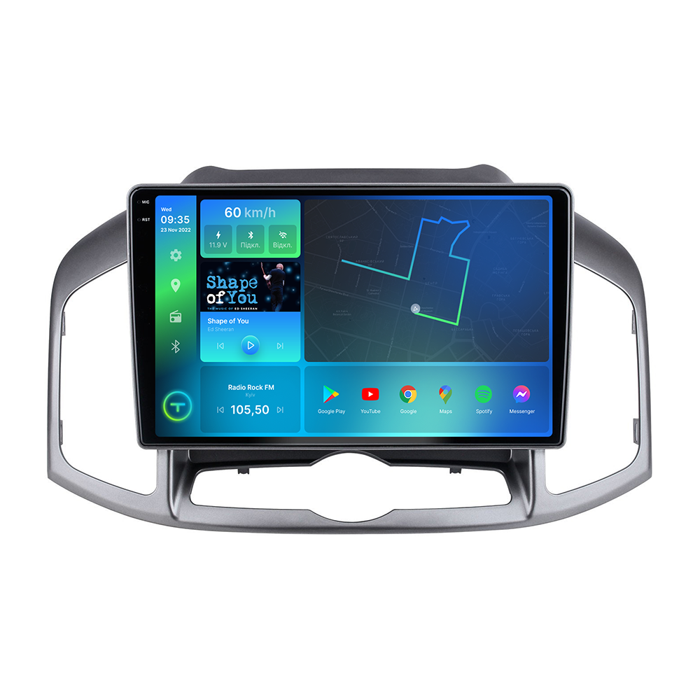 Штатна магнітола Torssen 2K Chevrolet Captiva 16+ FL10 4+64Gb 4G Carplay DSP