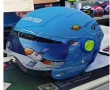 Шлем открытый (mod:503) (size:L, синий) FGN