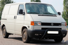 Кенгурятник WT002 Black (нерж) Volkswagen T4 Caravelle/Multivan 1990-2003 рр.
